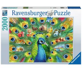 Ravensburger Peacock Country / 2000 sztuk / od 14 lat