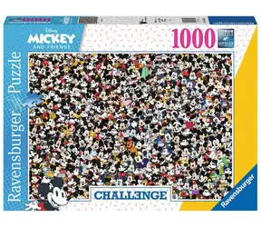 Ravensburger Disney: Mickey i przyjaciele: Wyzwanie / 1000 sztuk / od 14 lat