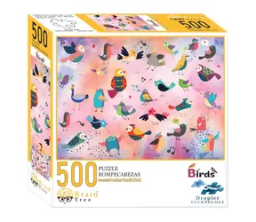 Puzzle Brain Tree Bajkowe ptaki - 500 elementów / od 14 lat
