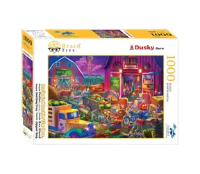 Puzzle Brain Tree Zmierzch na podwórku / 1000 elementów / od 14 lat