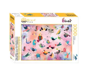 Puzzle Brain Tree Bajkowe ptaki - 1000 elementów / od 14 lat