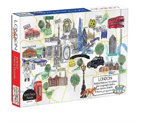 Galison Puzzle mapa Londynu / 1000 elementów / od 8 lat