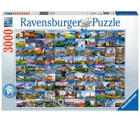 Ravensburger 99 pięknych miejsc / 3000 sztuk / od 12 lat