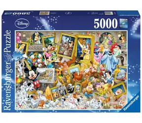 Ravensburger Disney: Portrety postaci / 5000 sztuk / od 12 lat