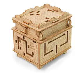 EscapeWelt Drewniane puzzle Pudełko orbitalne / Trudność: wysoka / od 14 lat