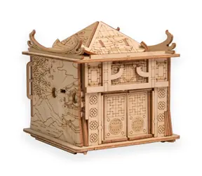 EscapeWelt Drewniane puzzle Smoczy Dom / Trudność: wysoka / od 14 lat