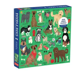 Mudpuppy Puzzle Rasy psów / 500 sztuk / od 8 lat