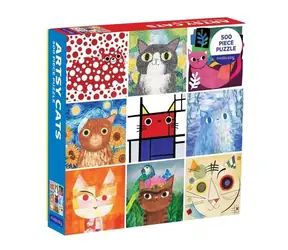 Mudpuppy Puzzle Artystyczne koty / 500 sztuk / od 8 lat
