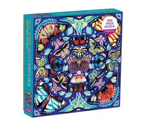 Mudpuppy Puzzle Kaleido motyle / 500 elementów / od 8 lat