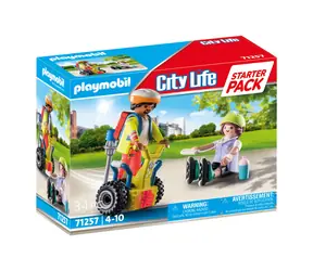 Playmobil City Life 71257 Starter Pack Ratownik na Segwayu / Liczba elementów: 34 / od 4 lat 