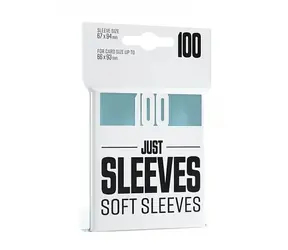 Gamegenic: Just Sleeves - koszulki na karty - przezroczyste - 100 szt. / Wymiary 67 x 94 mm