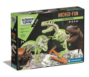 Laboratorium Nauki i Zabawy Clementoni : Tyrannosaurus Rex + Triceraptos / od 7 lat