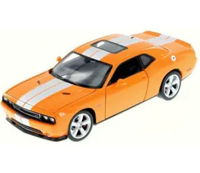 Welly Dodge Challenger SRT (2012) pomarańczowy / 1:24 / od 8 lat