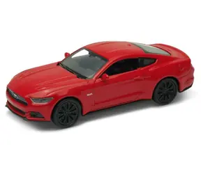 Welly Ford Mustang GT (2015) model czerwony / 1:34 / od 3 lat
