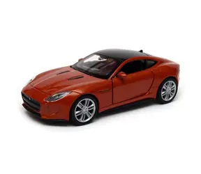 Welly Jaguar F-Type Coupe ciemnopomarańczowy / 1:34 / od 8 lat