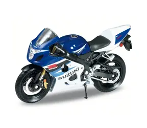 Welly Motorcycle Suzuki GSX-R750 niebieski / 1:18 / od 3 lat
