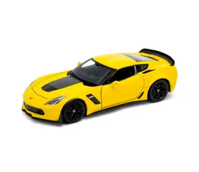 Welly Chevrolet Corvette Z06 (2017) żółty / 1:24 / od 8 lat