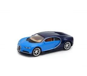 Welly Bugatti Chiron niebieski / 1:34 / od 3 lat