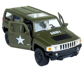 Welly Hummer H3 Armor Squad zielony / 1:34 / od 3 lat