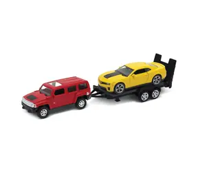 Welly Laweta Hummer H3 + Chevrolet Camaro ZL1 / 1:34 / od 3 lat