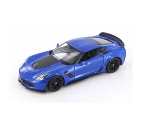 Welly Chevrolet Corvette Z06 (2017) niebieski / 1:34 / od 3 lat