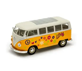 Welly Volkswagen T1 Bus (1963) Miłość i pokój / 1:24 / od 8 lat