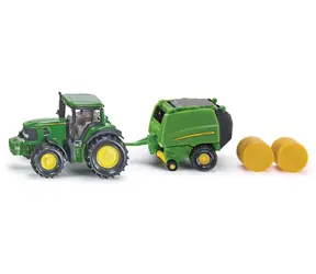 Siku Blister - traktor John Deere z prasą / od 3 lat