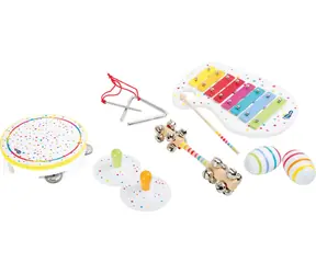 Small Foot Drewniany zestaw muzyczny w kropki / od 3 lat