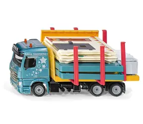 Siku Super - samochód ciężarowy do transportu domu prefabrykowanego / 1:50 / od 3 lat