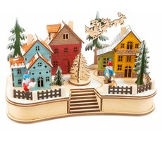 Lampka świąteczna Small Foot Village / 2x AA