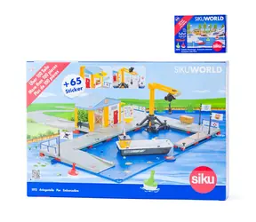 Siku WORLD - dok załadunkowy z pomostem i łodzią / od 3 lat