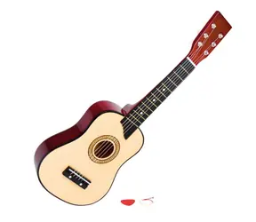 Drewniana gitara zabawkowa dla dzieci Small Foot , naturalna / od 3 lat