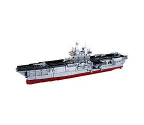 Sluban Model Bricks M38-B0699 Lotniskowiec 1:450 / Lego - kompatybilny / Ilość sztuk: 1088 / od 8 lat