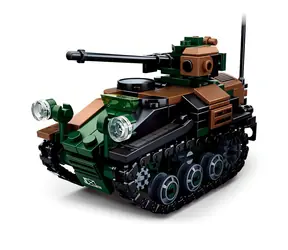Klocki Sluban Model M38-B0750 Mały czołg Wiesel AWC 2w1 / Lego - kompatybilne / Liczba figurek|elementów: 1|245 / od 6 lat