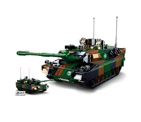 Sluban Model Bricks M38-B0839 Niemiecki czołg bojowy Leopard / kompatybilny z Lego/ Liczba figurek|sztuk: 1|766 / od 10 lat