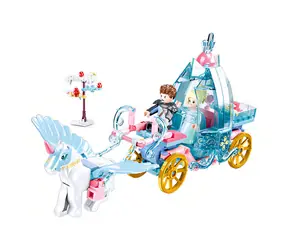 Sluban Girls Dream M38-B0896 Powóz z magicznym jednorożcem / kompatybilna z Lego/ figurki|sztuk: 1|191 / 6 lat