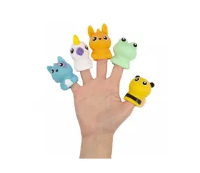 Playgro - Wesoła książeczka z kukiełkami zwierzątkami / od 12 miesięcy