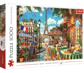 Trefl - Puzzle - Poranek w Paryżu / 1000 elementów / 68,3 x 48 cm / wiek 12+
