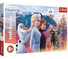 Trefl - Puzzle - Lodowe Królestwo 2: Magiczna Podróż MAXI / 24 elementy / 60 x 40 cm / wiek 3+