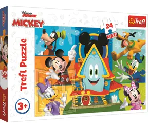 Trefl - Puzzle - Klub Miki: Myszka Miki i przyjaciele MAXI / 24 elementy / 60 x 40 cm / wiek 3+