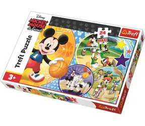 Trefl - Puzzle - Mickey Mouse sport MAXI / 24 elementy / 60 x 40 cm / wiek 3+