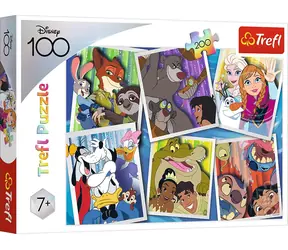 Trefl - Puzzle - Bohaterowie Disney / 200 elementów / 48 x 34 cm / wiek 7+
