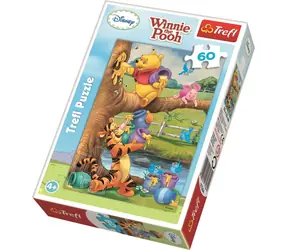 Trefl - Puzzle - Kubuś Puchatek / 60 elementów / 33 x 22 cm / wiek 4+
