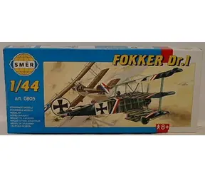 Směr Fokker Dr. 1 / model plastikowy / 1:44 / 31 części / od 8 lat