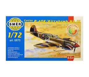 Směr CURTISS P - 40K / Model plastikowy / 1:72 / 45 elementów / od 8 lat