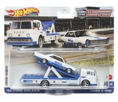 Mattel Hot Wheels FLF56 Ciągnik i Anglik wyścigowy / od 3 lat
