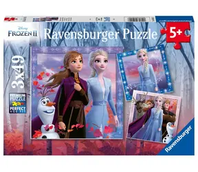 Ravensburger - Puzzle - Lodowe Królestwo 2 - 3x49 elementów / od 5 lat