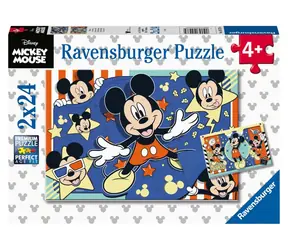 Ravensburger - Puzzle - Disney: Myszka Miki / 2x24 elementy / od 4 lat