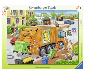 Ravensburger - Puzzle - Zbiórka śmieci / 35 elementów / od 4 lat