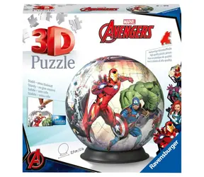 Ravensburger 3D Puzzle-Ball MARVEL: Avengers / 72 elementy / od 6 lat